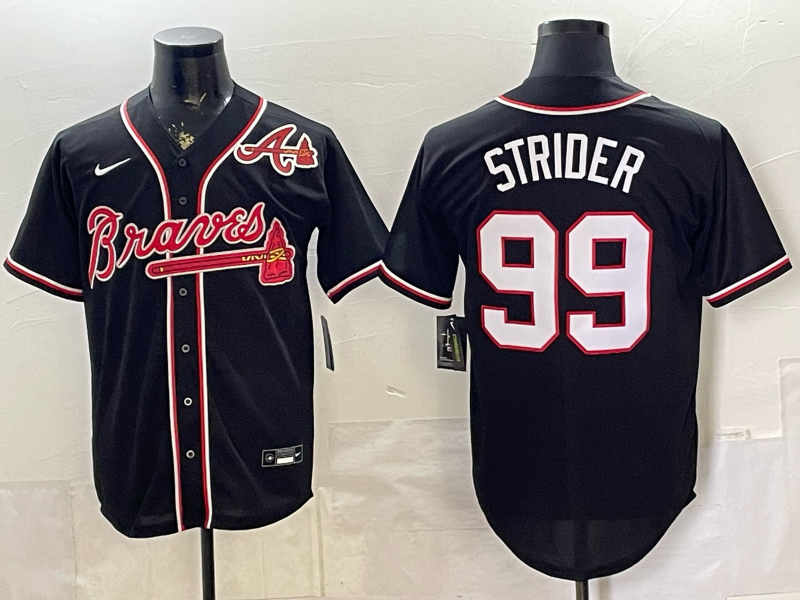 Men Atlanta Braves #99 Strider blue Nike 2026 Jersey 070101